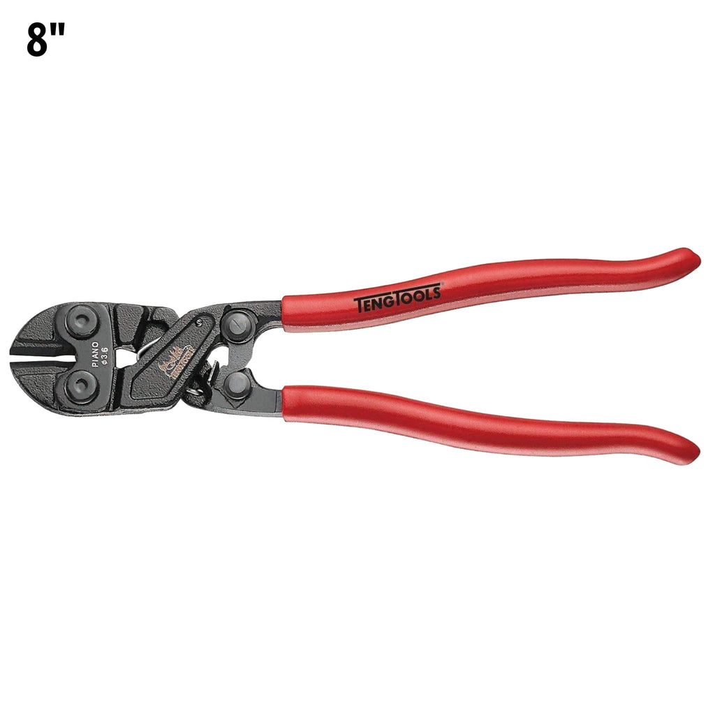 Teng Tools Mini 8 Inch Bolt Cutters with Dipped Handle and 80 Degree Cutting Angle - Tool66PliersTEN-O-BC408-66