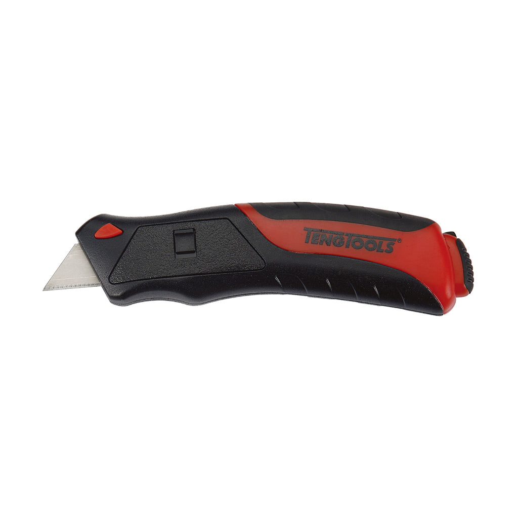 Teng Tools Non-Slip Safety Utility Knife / Box Cutters with Retractable Blade - 711 - Tool66Cutting Tools711-66