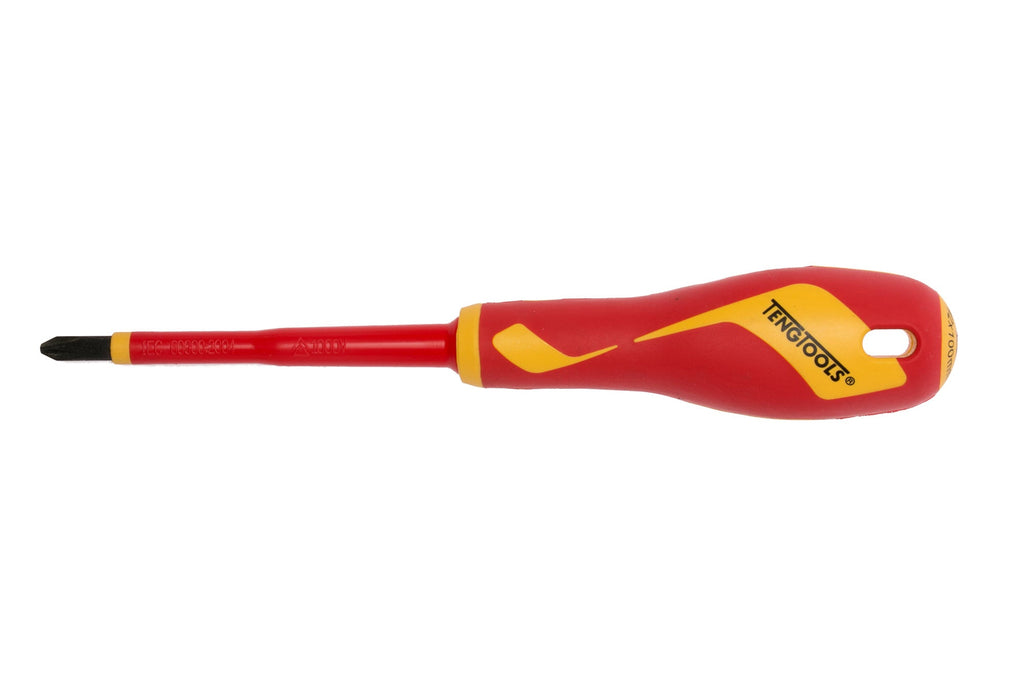 Teng Tools PH2 x 100mm 1000 Volt Insulated PH Type Screwdriver - MDV844N - Tool66Insulated ToolsMDV844N-66