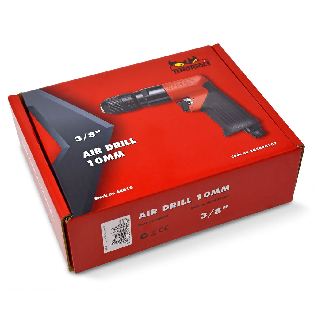 Teng Tools Pistol Style 10MM Chuck 1,800 RPM Left Right Hand Reversible Pneumatic Air Drill - ARD10 - Tool66Air ToolsARD10-66